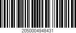 Código de barras (EAN, GTIN, SKU, ISBN): '2050004948431'