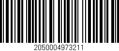 Código de barras (EAN, GTIN, SKU, ISBN): '2050004973211'