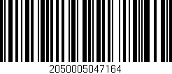 Código de barras (EAN, GTIN, SKU, ISBN): '2050005047164'