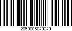 Código de barras (EAN, GTIN, SKU, ISBN): '2050005049243'