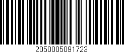 Código de barras (EAN, GTIN, SKU, ISBN): '2050005091723'