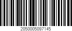 Código de barras (EAN, GTIN, SKU, ISBN): '2050005097145'