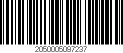 Código de barras (EAN, GTIN, SKU, ISBN): '2050005097237'