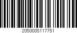 Código de barras (EAN, GTIN, SKU, ISBN): '2050005117751'