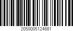Código de barras (EAN, GTIN, SKU, ISBN): '2050005124681'