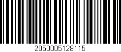 Código de barras (EAN, GTIN, SKU, ISBN): '2050005128115'