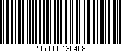Código de barras (EAN, GTIN, SKU, ISBN): '2050005130408'