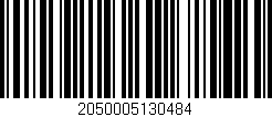 Código de barras (EAN, GTIN, SKU, ISBN): '2050005130484'