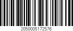 Código de barras (EAN, GTIN, SKU, ISBN): '2050005172576'
