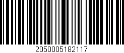 Código de barras (EAN, GTIN, SKU, ISBN): '2050005182117'