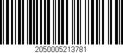 Código de barras (EAN, GTIN, SKU, ISBN): '2050005213781'