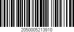 Código de barras (EAN, GTIN, SKU, ISBN): '2050005213910'