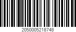 Código de barras (EAN, GTIN, SKU, ISBN): '2050005218748'