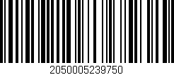 Código de barras (EAN, GTIN, SKU, ISBN): '2050005239750'