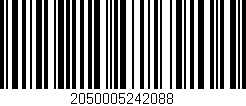 Código de barras (EAN, GTIN, SKU, ISBN): '2050005242088'