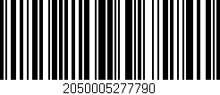 Código de barras (EAN, GTIN, SKU, ISBN): '2050005277790'
