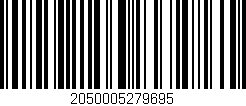 Código de barras (EAN, GTIN, SKU, ISBN): '2050005279695'