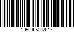 Código de barras (EAN, GTIN, SKU, ISBN): '2050005282817'