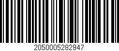 Código de barras (EAN, GTIN, SKU, ISBN): '2050005282947'