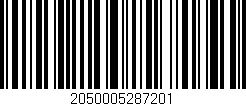 Código de barras (EAN, GTIN, SKU, ISBN): '2050005287201'