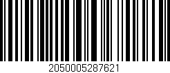Código de barras (EAN, GTIN, SKU, ISBN): '2050005287621'