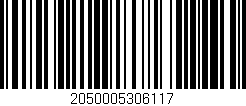 Código de barras (EAN, GTIN, SKU, ISBN): '2050005306117'
