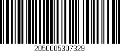 Código de barras (EAN, GTIN, SKU, ISBN): '2050005307329'