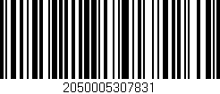 Código de barras (EAN, GTIN, SKU, ISBN): '2050005307831'