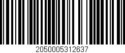 Código de barras (EAN, GTIN, SKU, ISBN): '2050005312637'