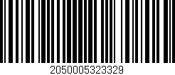 Código de barras (EAN, GTIN, SKU, ISBN): '2050005323329'
