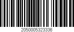 Código de barras (EAN, GTIN, SKU, ISBN): '2050005323336'
