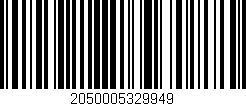Código de barras (EAN, GTIN, SKU, ISBN): '2050005329949'