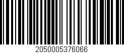Código de barras (EAN, GTIN, SKU, ISBN): '2050005376066'