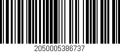 Código de barras (EAN, GTIN, SKU, ISBN): '2050005386737'