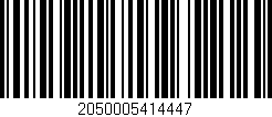 Código de barras (EAN, GTIN, SKU, ISBN): '2050005414447'