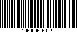 Código de barras (EAN, GTIN, SKU, ISBN): '2050005460727'