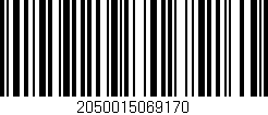 Código de barras (EAN, GTIN, SKU, ISBN): '2050015069170'