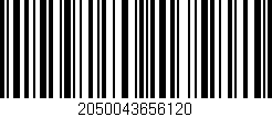 Código de barras (EAN, GTIN, SKU, ISBN): '2050043656120'