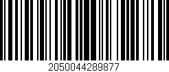Código de barras (EAN, GTIN, SKU, ISBN): '2050044289877'