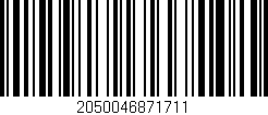 Código de barras (EAN, GTIN, SKU, ISBN): '2050046871711'