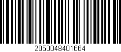 Código de barras (EAN, GTIN, SKU, ISBN): '2050048401664'