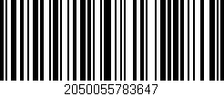 Código de barras (EAN, GTIN, SKU, ISBN): '2050055783647'