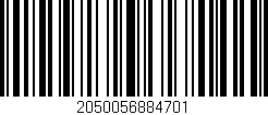 Código de barras (EAN, GTIN, SKU, ISBN): '2050056884701'