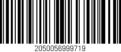 Código de barras (EAN, GTIN, SKU, ISBN): '2050056999719'