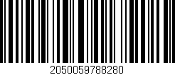 Código de barras (EAN, GTIN, SKU, ISBN): '2050059788280'