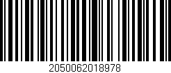 Código de barras (EAN, GTIN, SKU, ISBN): '2050062018978'