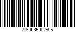Código de barras (EAN, GTIN, SKU, ISBN): '2050065902595'