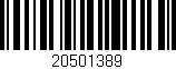 Código de barras (EAN, GTIN, SKU, ISBN): '20501389'