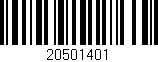 Código de barras (EAN, GTIN, SKU, ISBN): '20501401'