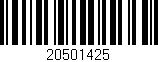 Código de barras (EAN, GTIN, SKU, ISBN): '20501425'